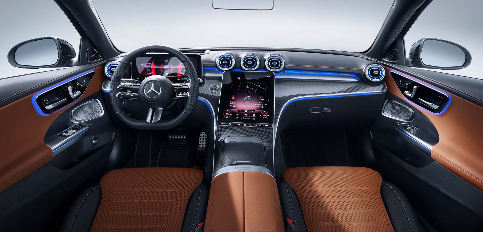 Interior Nuevo Mercedes-Benz Clase C 2022