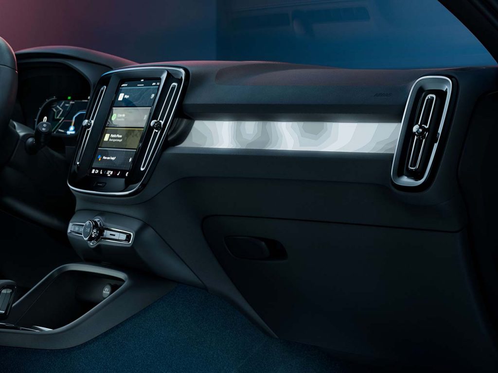 Interior Volvo C40 Recharge