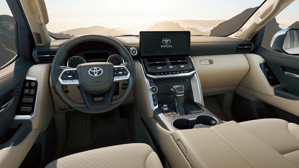 Interior Toyota Land Cruiser 2022