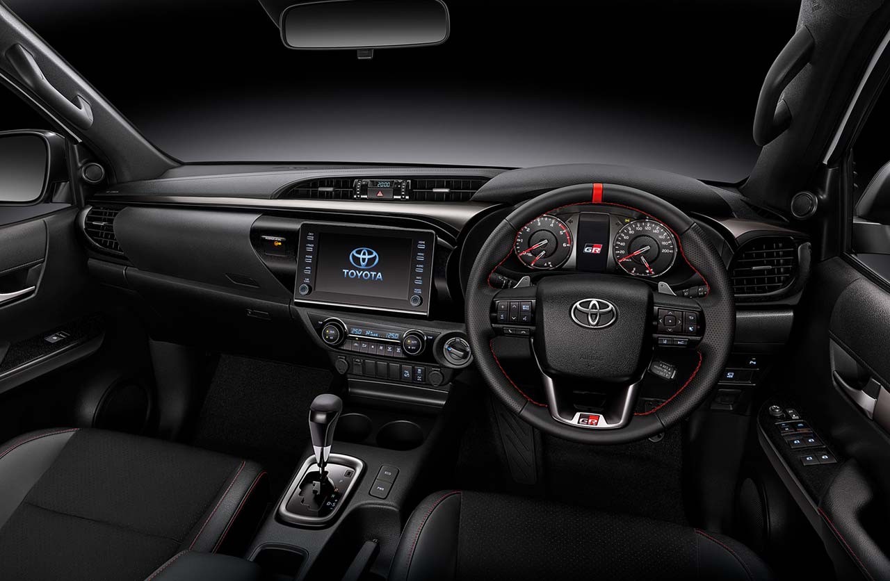 Interior Nueva Toyota Hilux GR Sport