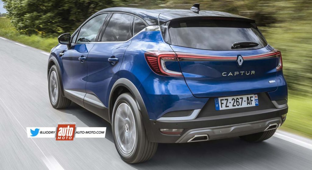 Renault Captur 2023 render