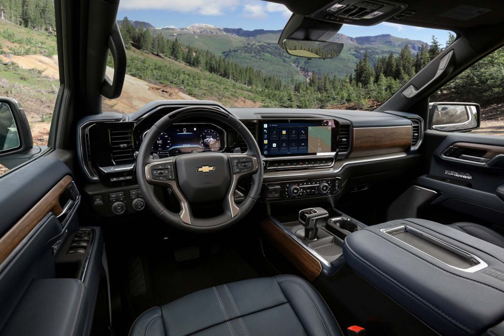 Interior Chevrolet Silverado 2022