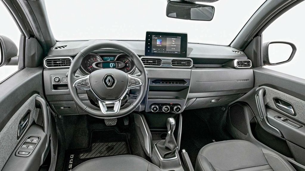 Interior Nueva Renault Oroch Turbo render