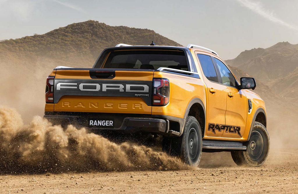 NuevaFordRangerRaptor2024Behancetrasera Mega Autos