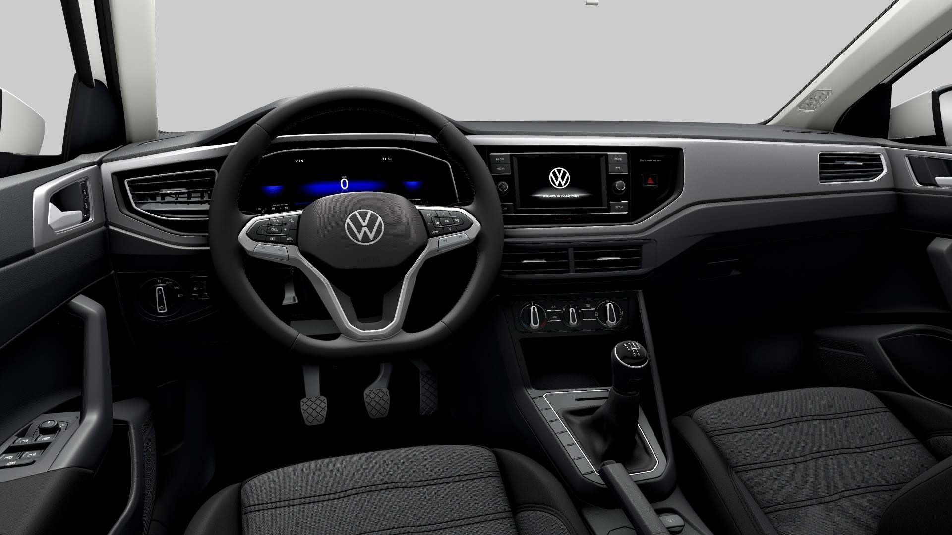 Interior Volkswagen Nivus 170 TSI