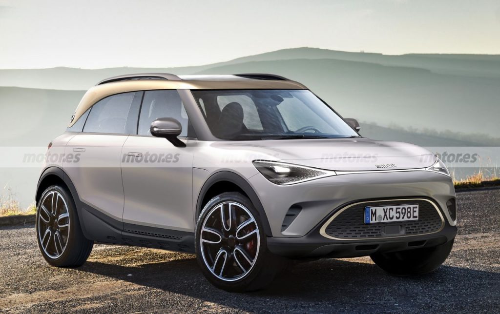 Smart e-SUV 2023 render