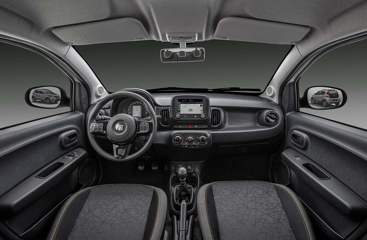 Interior Fiat Mobi Trekking 2023