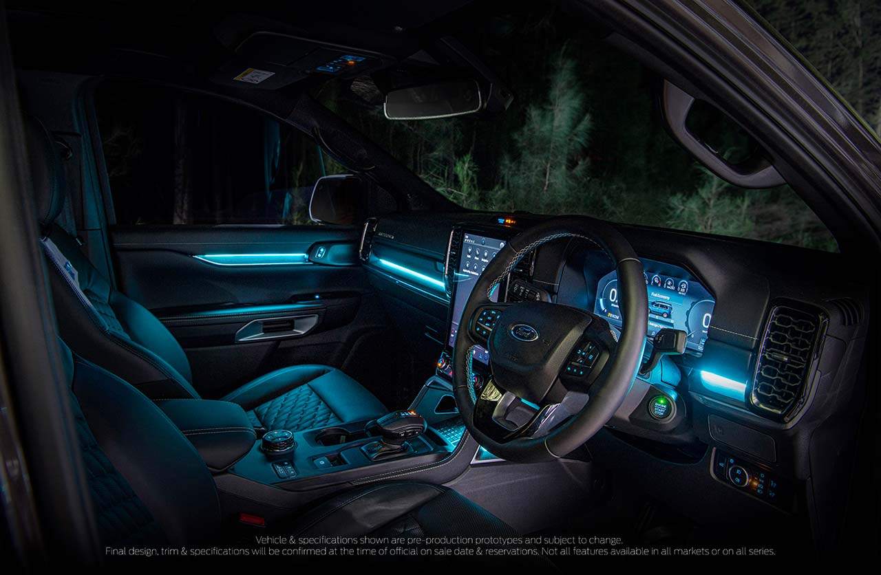 Interior Ford Everest 2023