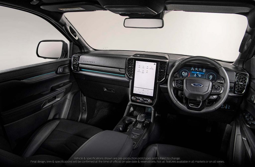 Interior Ford Everest 2023