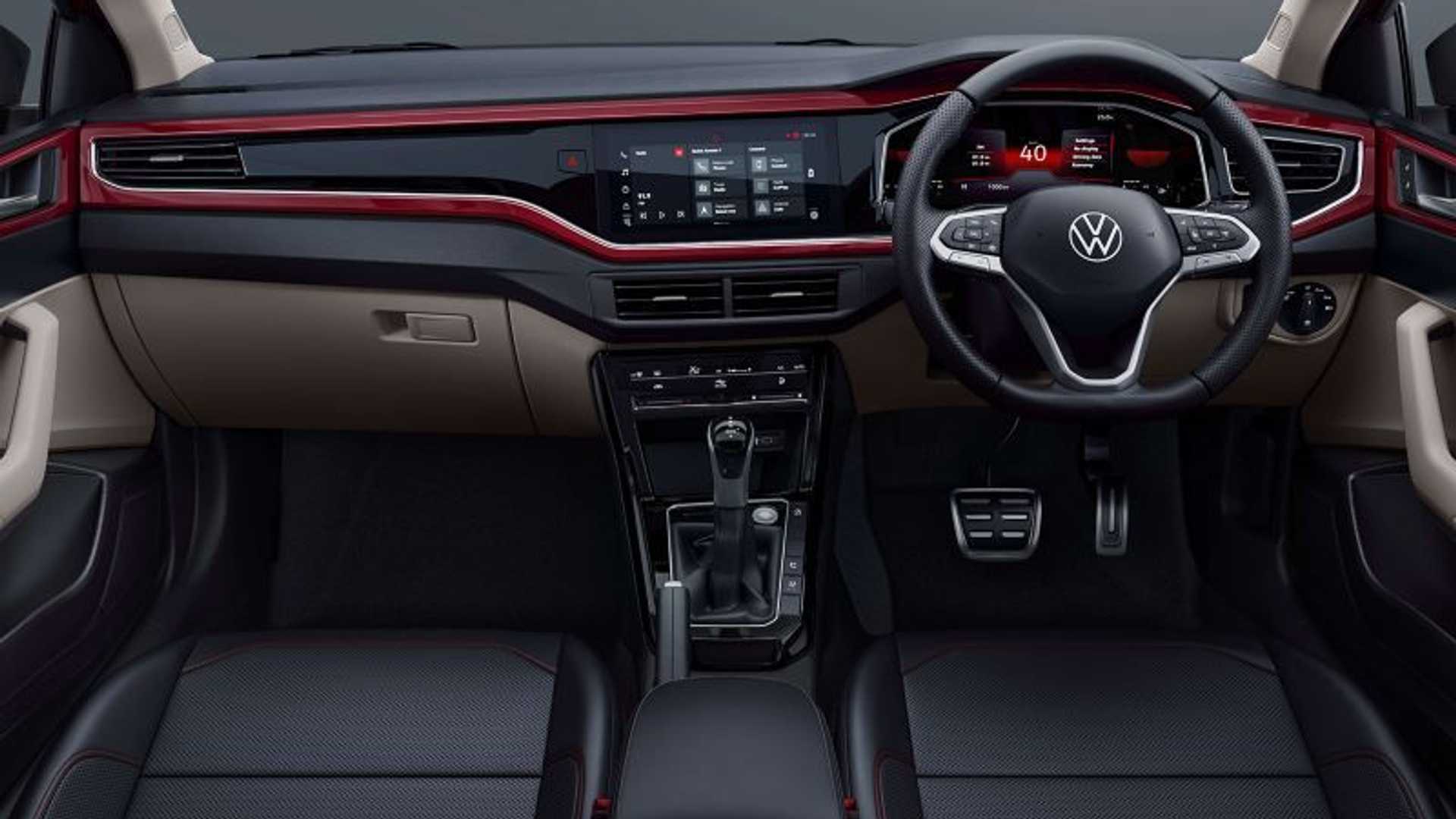 Interior Volkswagen Virtus 2022 India