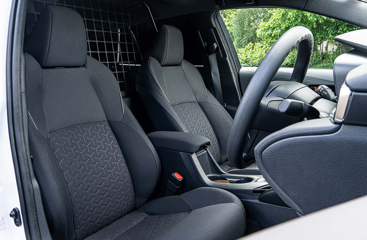 Interior Toyota Corolla utilitario