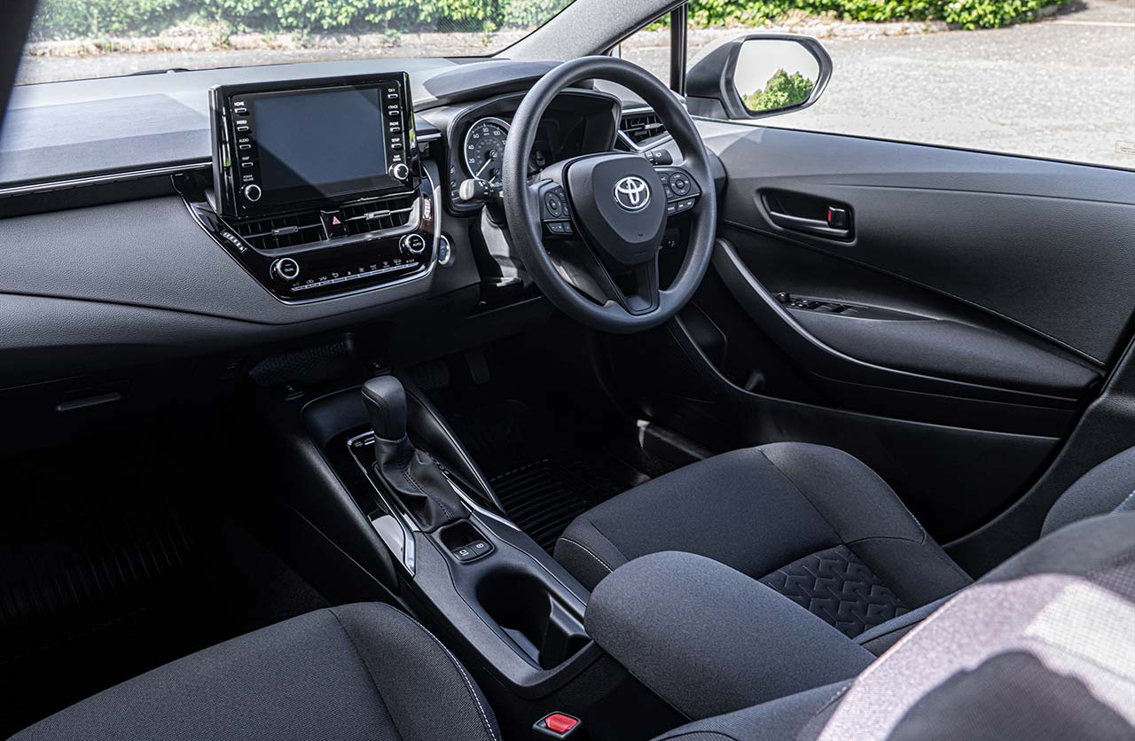 Interior Toyota Corolla utilitario
