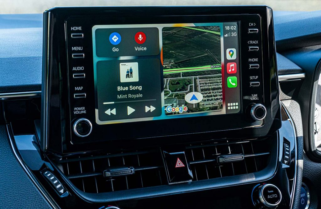Interior Toyota Corolla utilitario