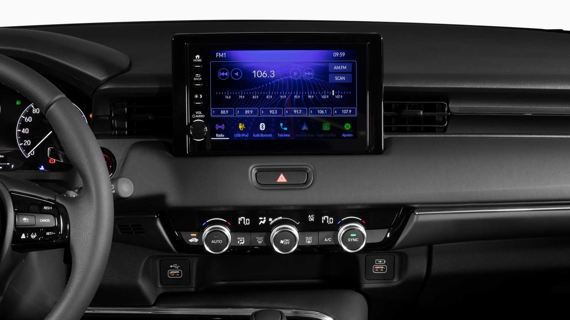 Interior Nueva Honda HR-V 2023