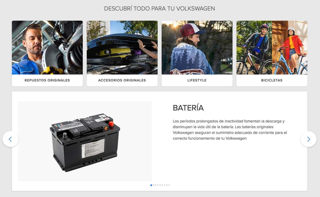 Tienda Oficial de Repuestos y Accesorios Volkswagen en Mercado Libre