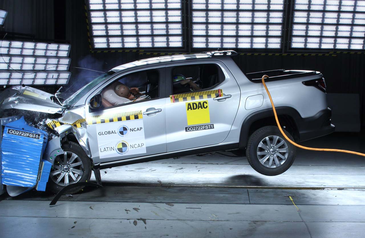 La Fiat Strada obtuvo una baja calificación en Latin NCAP