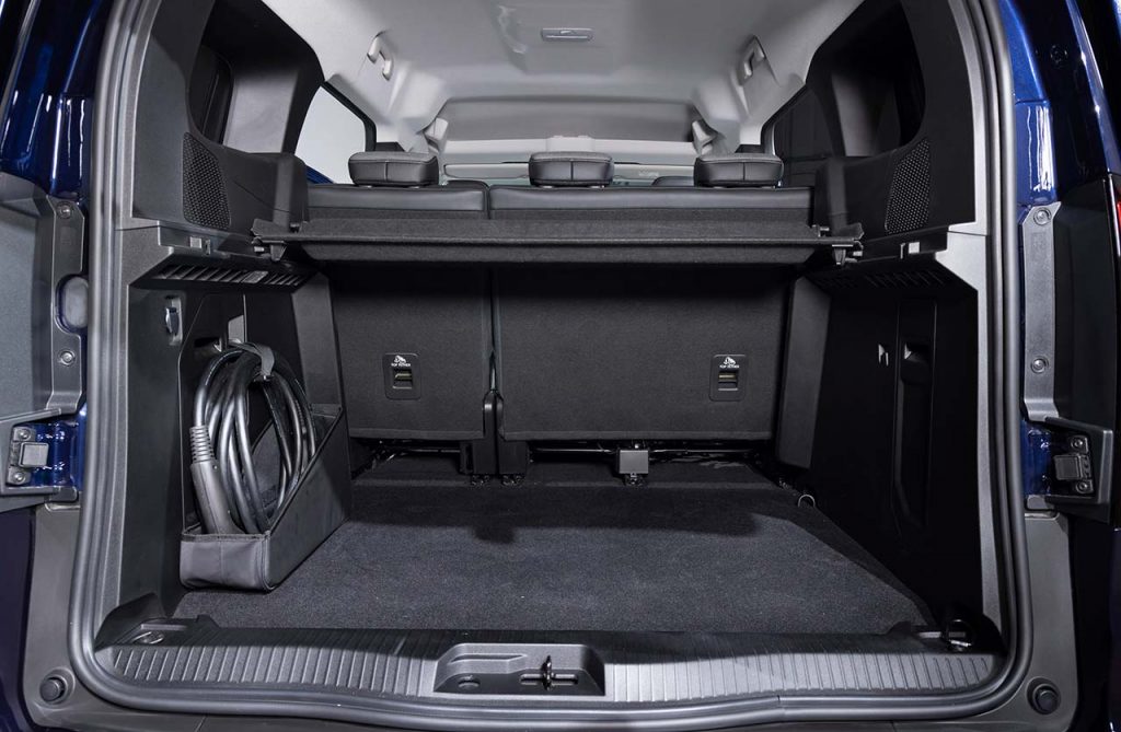 Baúl Renault Kangoo eléctrica pasajeros