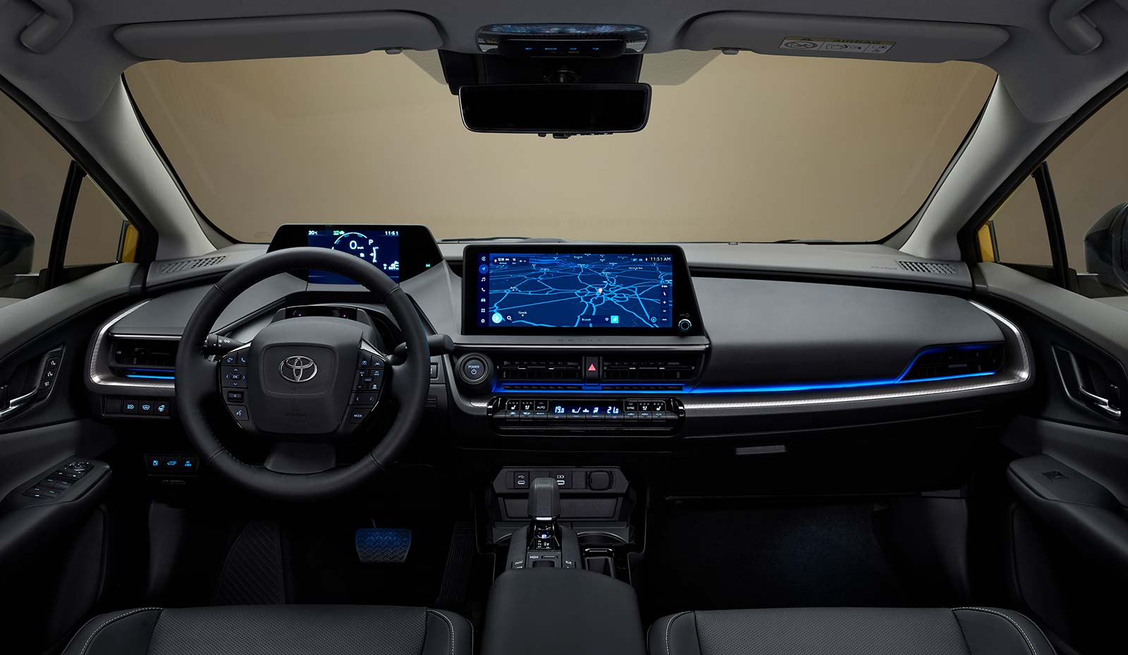 Interior nuevo Toyota Prius 2023