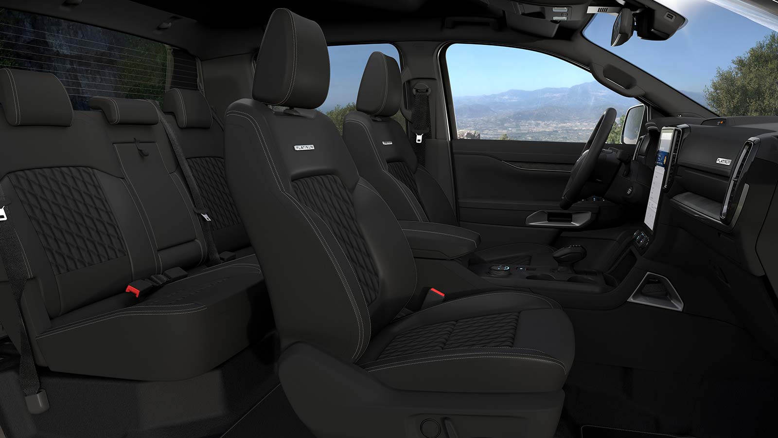 Interior Nueva Ford Ranger Platinum