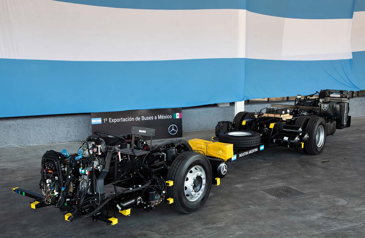 Mercedes-Benz Camiones y Buses exportará chasis de buses a México