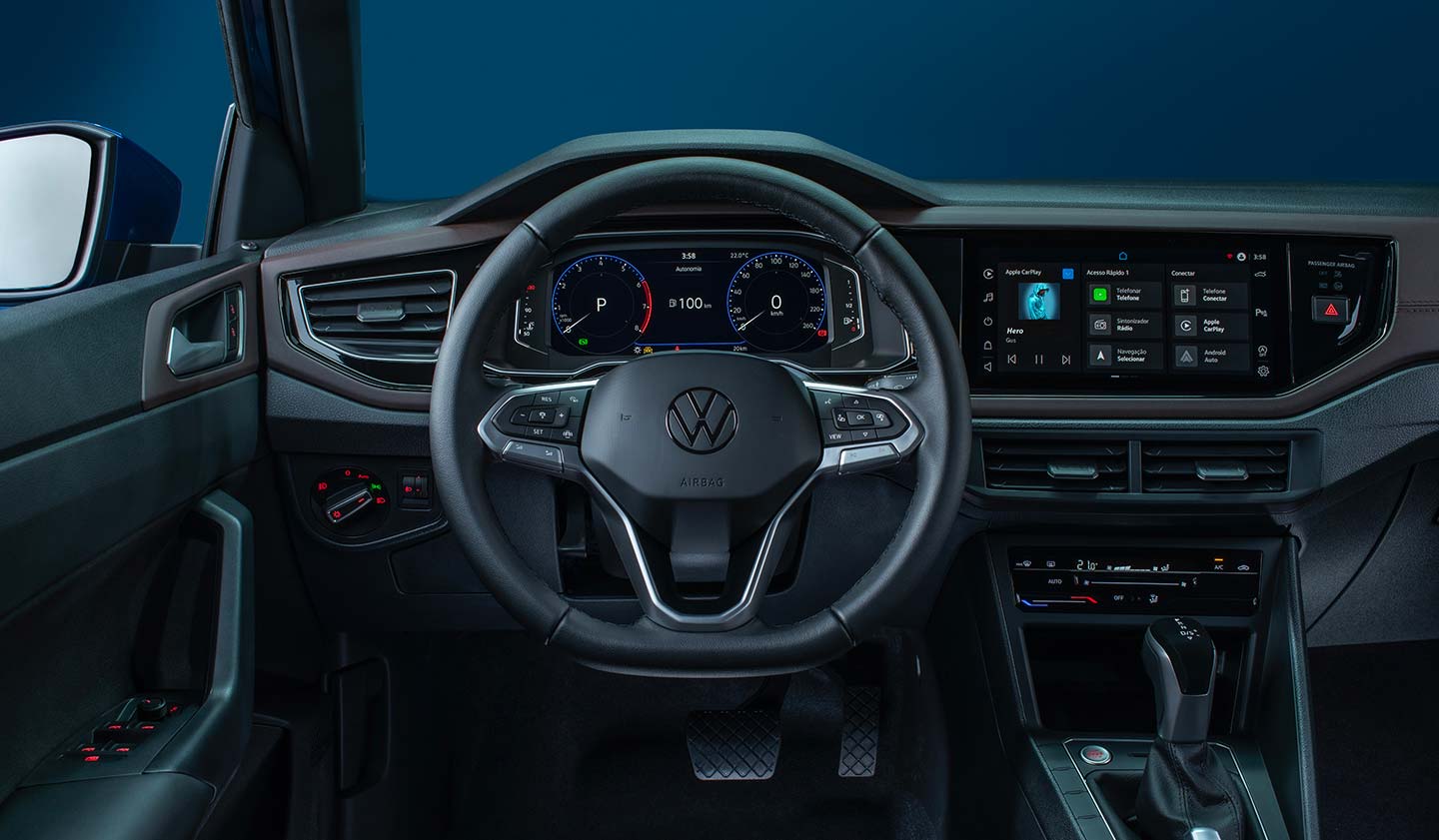 Interior Volkswagen Virtus 2023