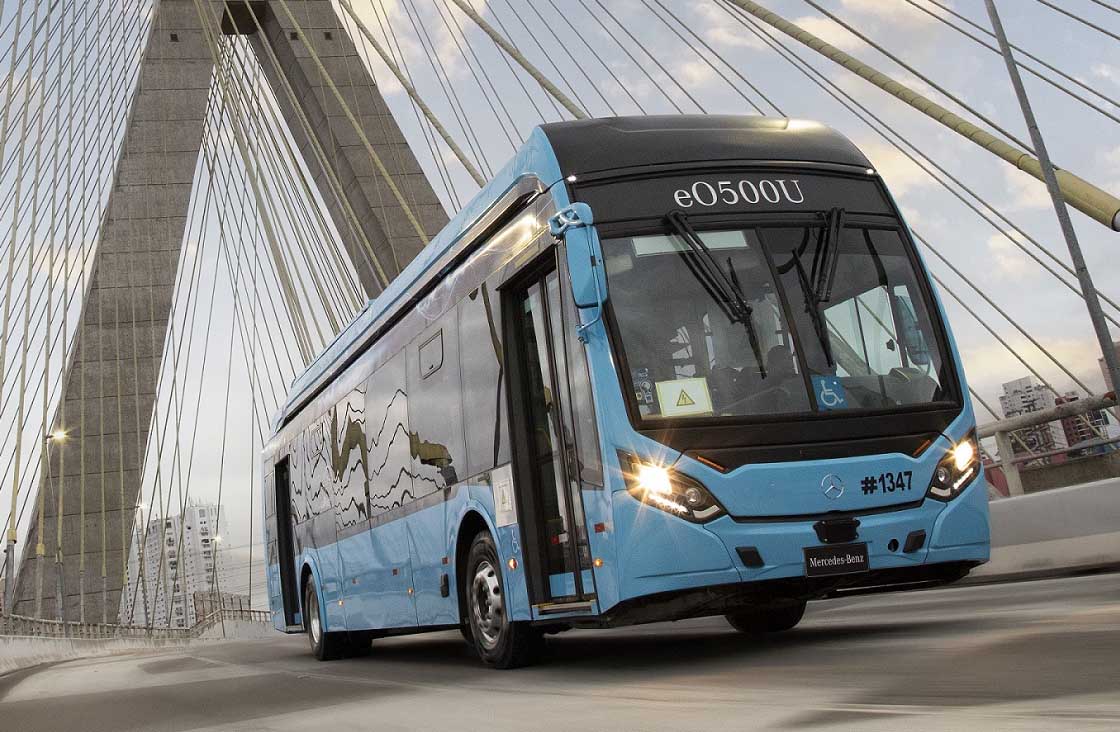 Mercedes-Benz do Brasil anunció la entrega de los primeros 50 buses eléctricos a clientes de la ciudad de São Paulo