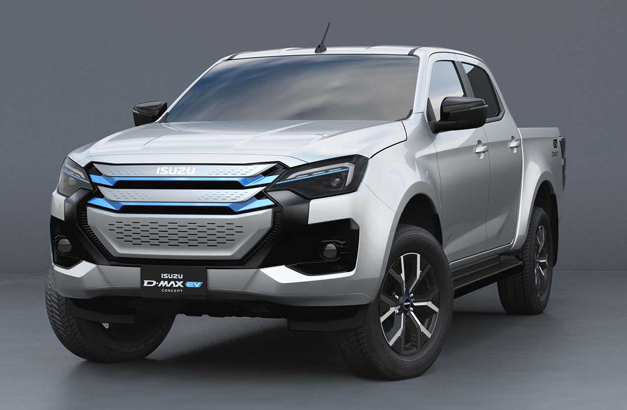 Isuzu creó una D-Max totalmente eléctrica