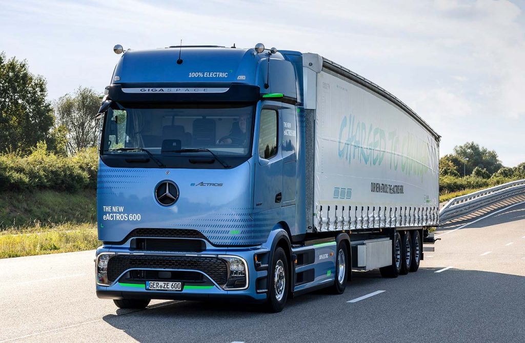 Mercedes Benz eActros 600