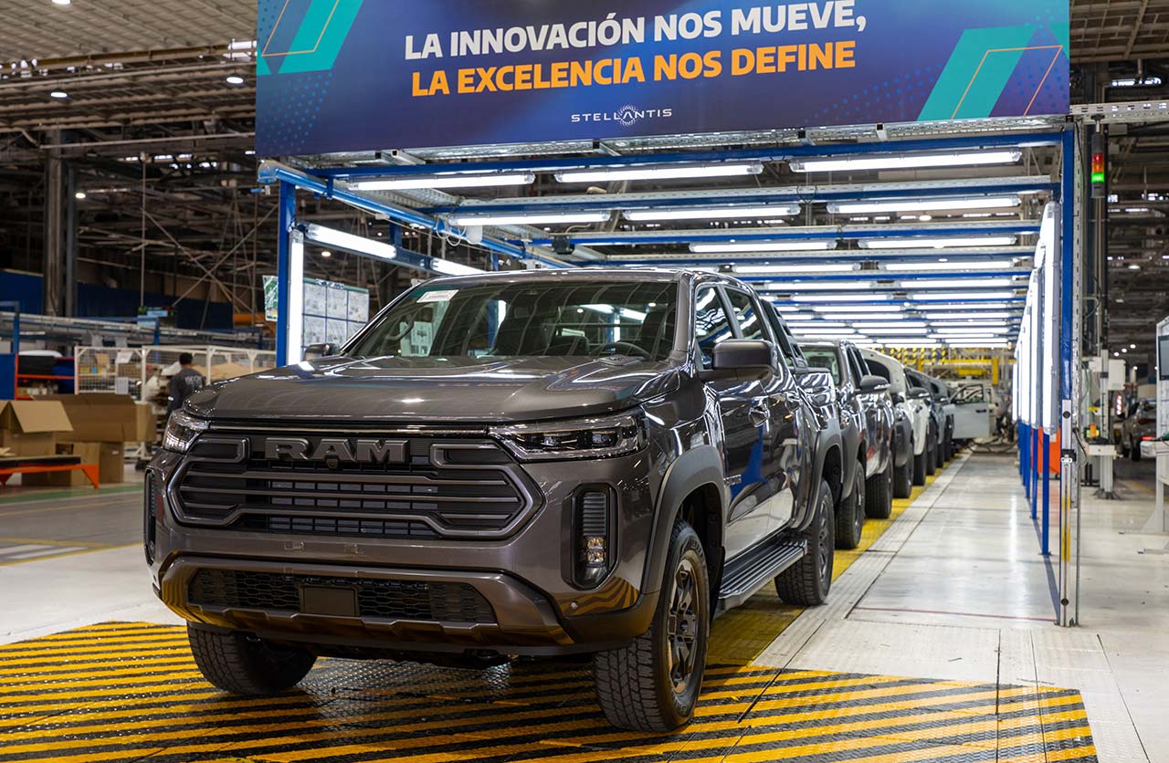 Stellantis inició la producción de la Ram Dakota en Argentina