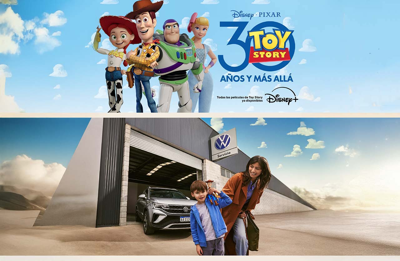 Volkswagen y Disney Pixar presentan “Cuidamos mucho más que tu VW”