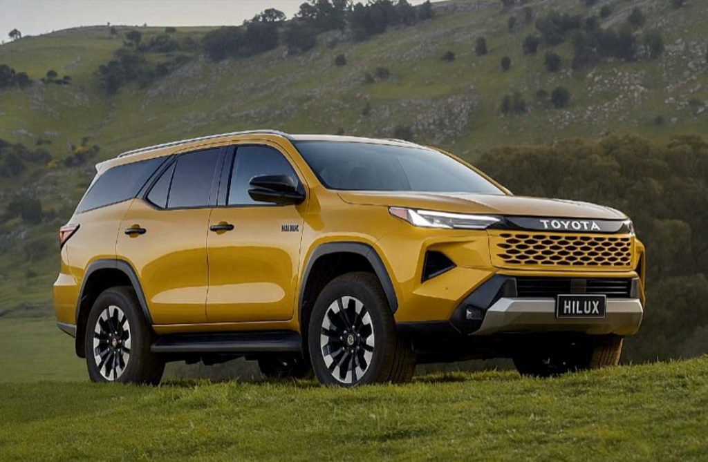 Nueva Toyota SW4 proyección