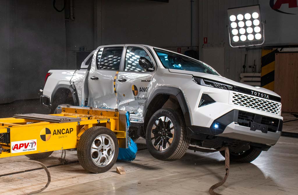 Nueva Toyota Hilux: 5 estrellas en seguridad