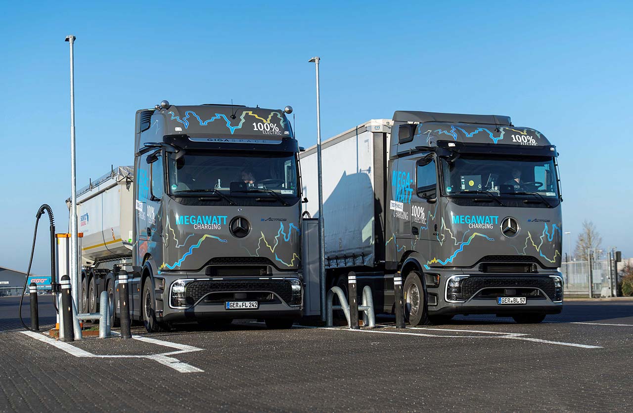 Prueba de resistencia de carga de megavatios: Mercedes-Benz Trucks envía el eActros 600 desde Alemania a Suecia