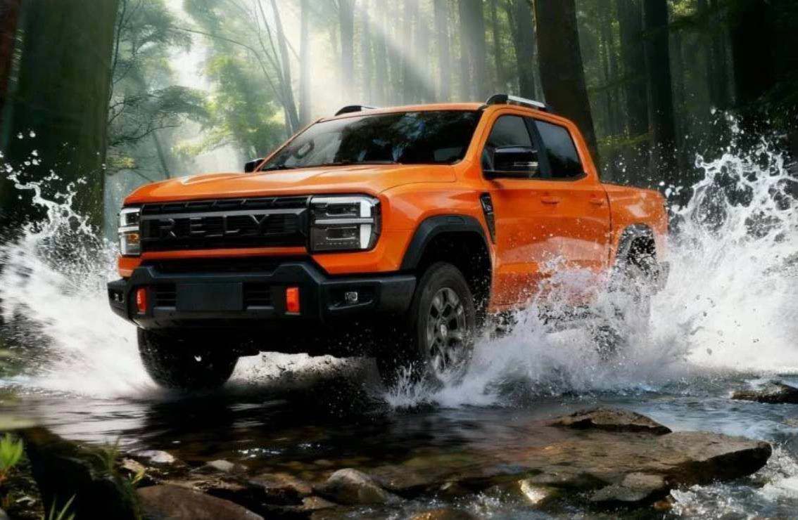 Rely llegó a Argentina con la pick up R8
