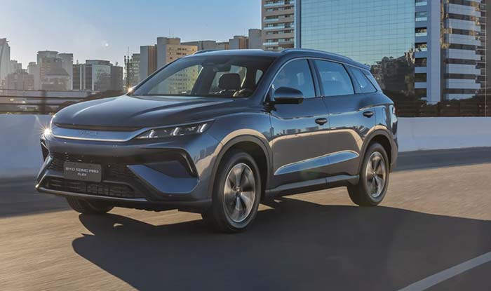 BYD lanzó el nuevo Song Pro en Brasil