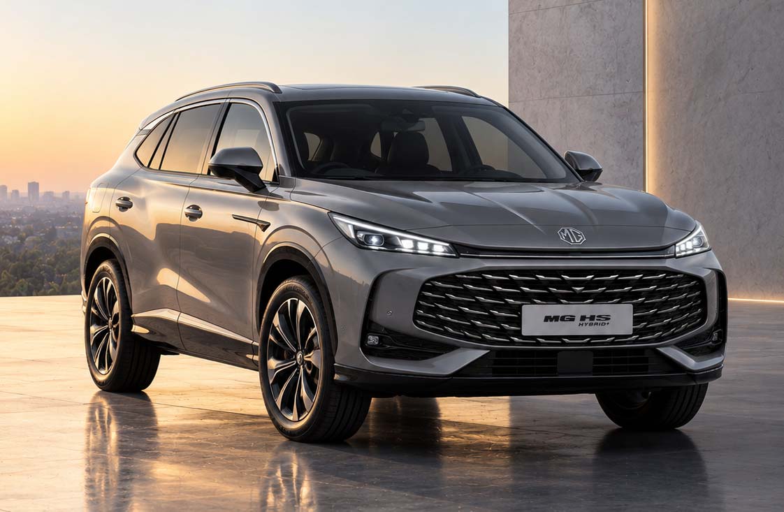 MG lanzó el HS Hybrid+ en Argentina
