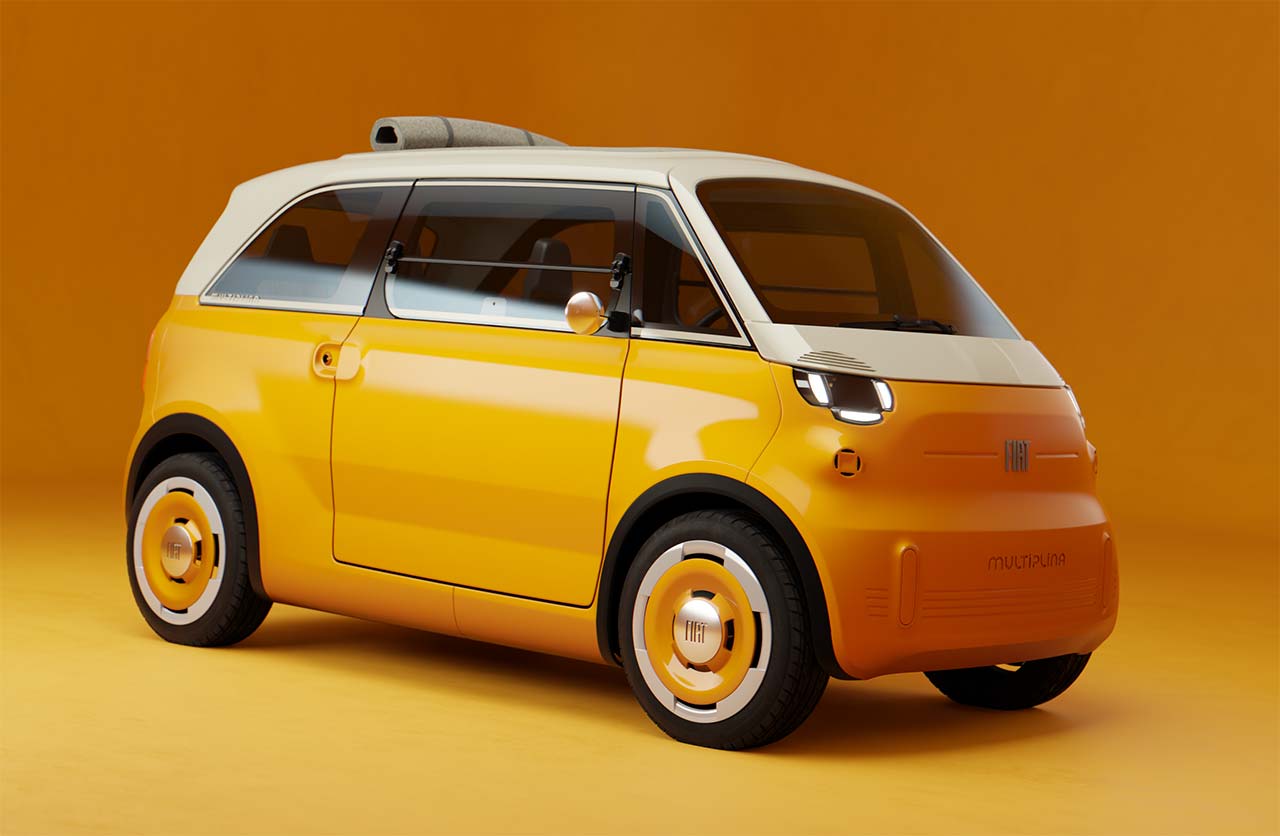 Así es el Fiat Multiplina: el pequeño eléctrico de cuatro plazas